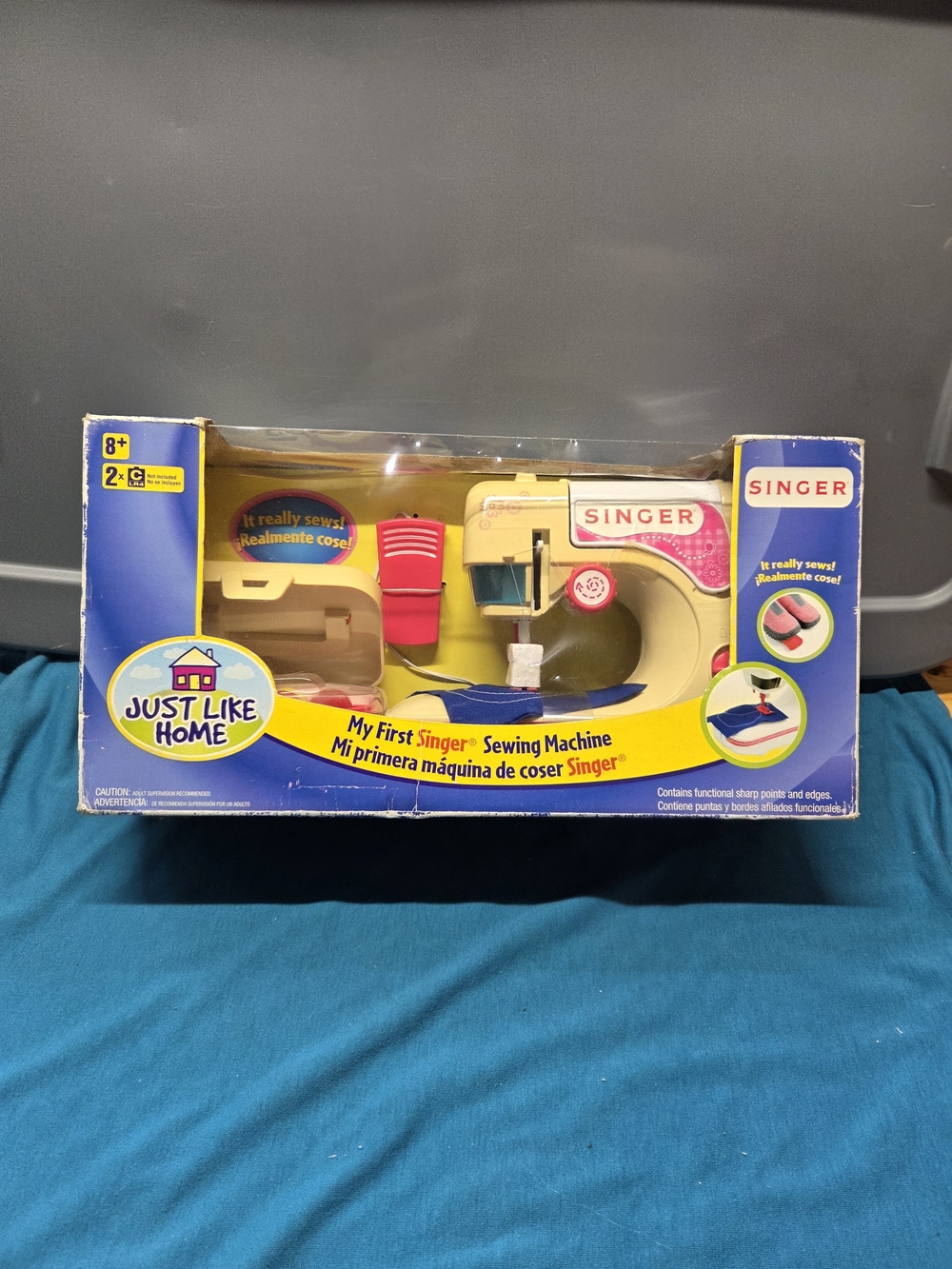 Vintage Just Like Home Singer My First Sewing Machine Toys R Us